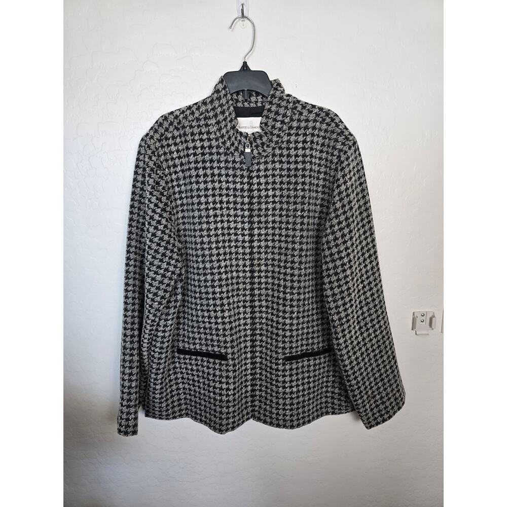 Vintage Draper & Damon's zip up Blazer size xl